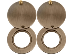 Conjunto De 2 Peças Visor Redondo Para Porta, Adesivo Dupla Face, Desi