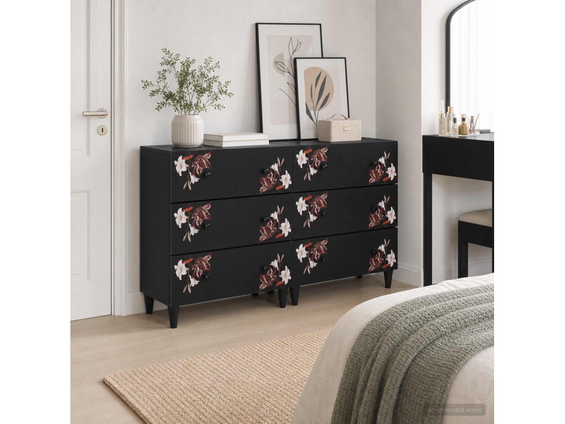 Vidaxl Gabinetes De Armazenamento 2 Unid. 120 X 33 X 75 Cm Multicolor