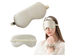 Máscara de Dormir Grande de Luxo em Seda Natural Dourada AQUAFORGE