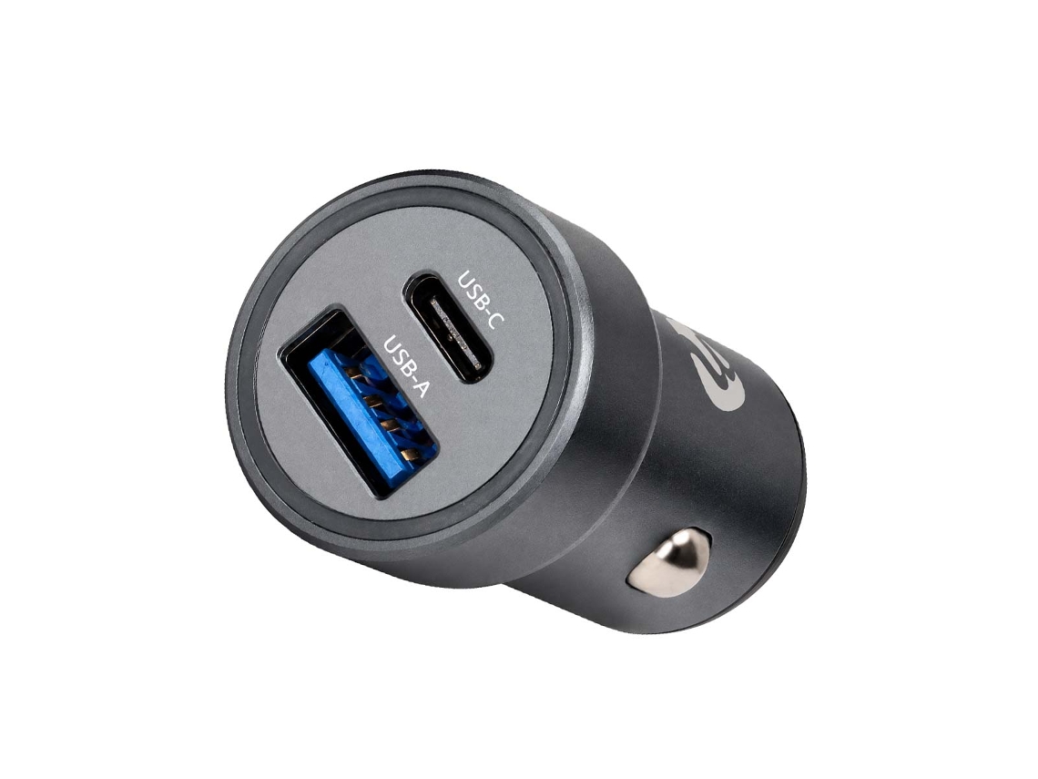 Carregador De Isqueiro 38w Com Dupla Porta Usb-c Pd 20w Usb-a Qc 3.0