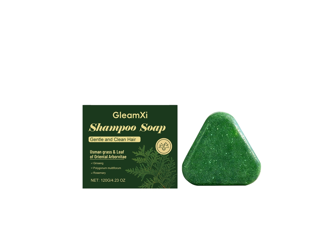 Shampoo com Extratos de Grama Usman e Platycladus Orientalis para Cabelos Macios LAXISCREED