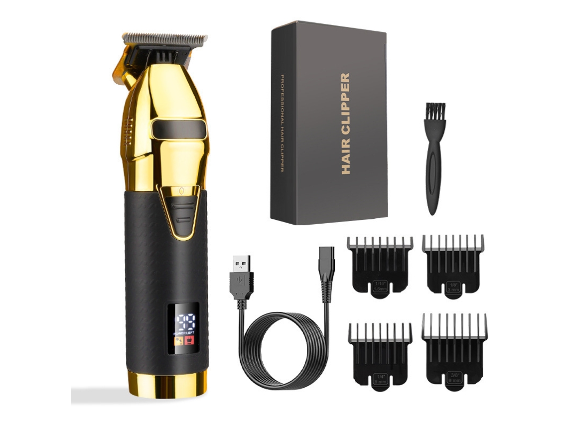 Máquina Cortar Cabelo Recarregavel S9 HENTEN HOME Dourado
