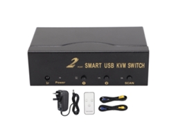 Switch Kvm Vga 2x1 com 4 Usb LAXISCREED