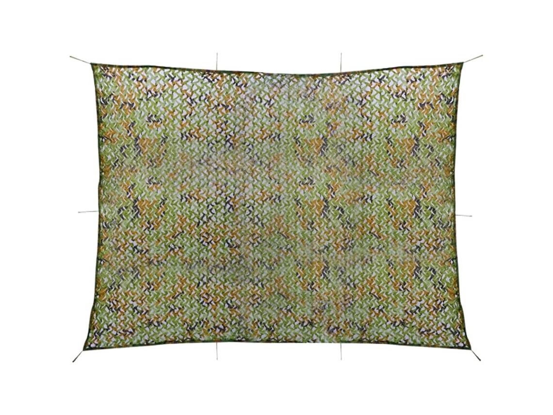Vidaxl Rede De Camuflagem Com Saco De Armazenamento 3x4 M