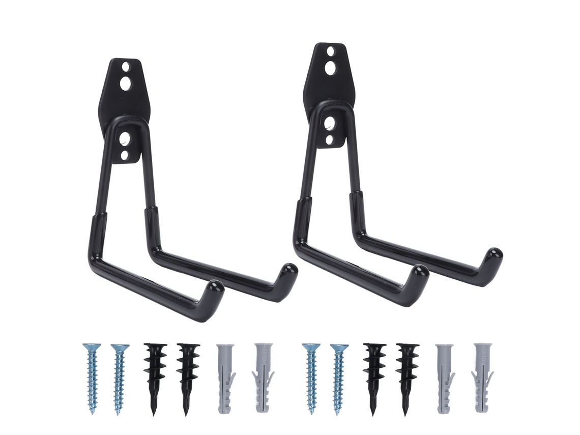 Ganchos de Garagem Mali, suporte de parede, estilo B, 13cm, 2 unidades