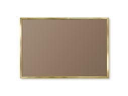 Magnetic Glass Board Brown Color For The Hall Espelharte (60x40 Cm)