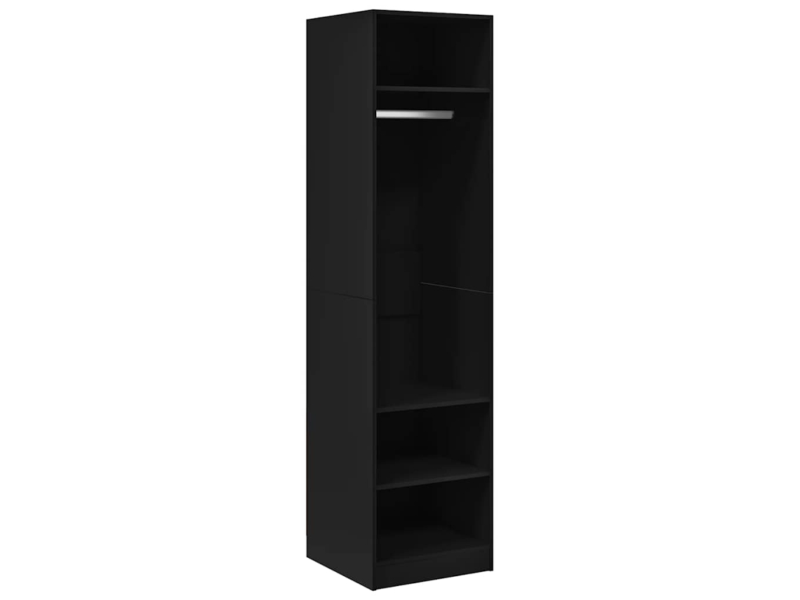 Roupeiro 50x50x200 Cm Derivados da Madeira Preto MAISON EXCLUSIVE