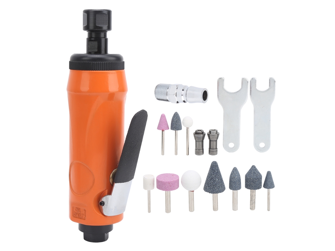 Kit De Amoladora Neumática De Ângulo Air Die Grinder Kp‑621h Estilo Japonês 0.62mpa Para Polimento E Gravura