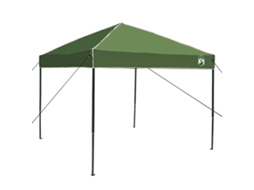 Conjunto 1 Tenda De Toldo Vidaxl Verde Tecido (243 X 243 X 251 Cm)