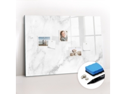 Quadro Magnético Decorativo Mármore Para O Escritório Espelharte (100x70 Cm)