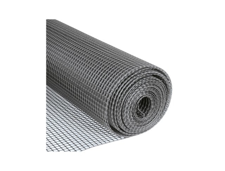 Tela Plástica 10x10mm 1x25m Cinza Navelis