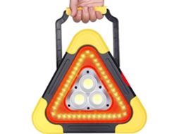 Luz De Emergência Triangular Solar À Prova D Água Para Carro, Tripé Portátil, Sinalização De Advertência Solar