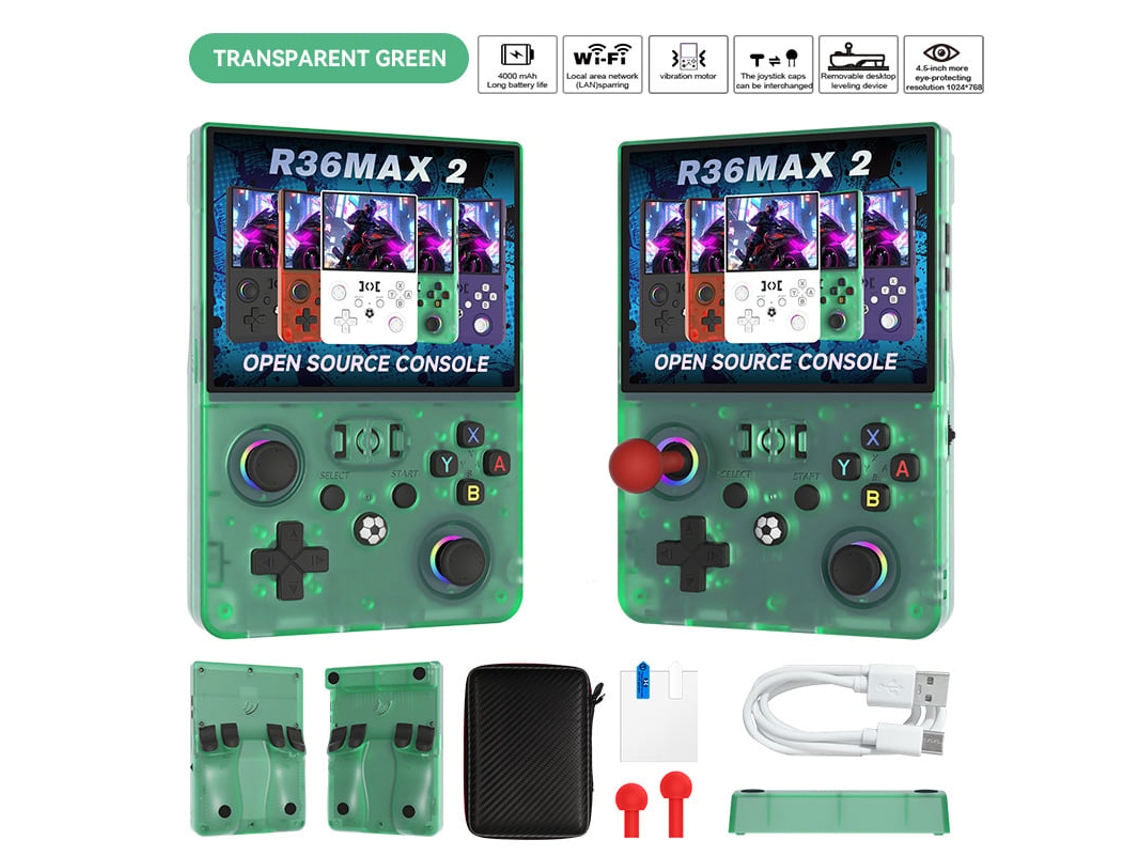 Consola Portátil R36max 2 Tela Hd 4,5" 128gb Branco
