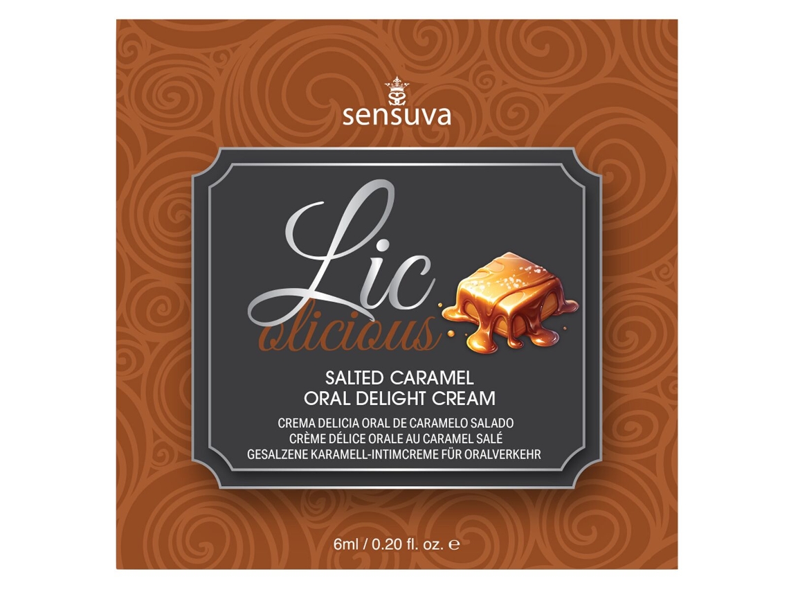 Lubrificante Aromatizado Sensuva Caramelo 6 Ml