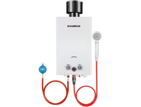 Bw264C-De Aquecedor de Agua a Gás 10 L/Min 50Mbar Gpl com Tampa de Chuva para Autocaravana Campismo CAMPLUX