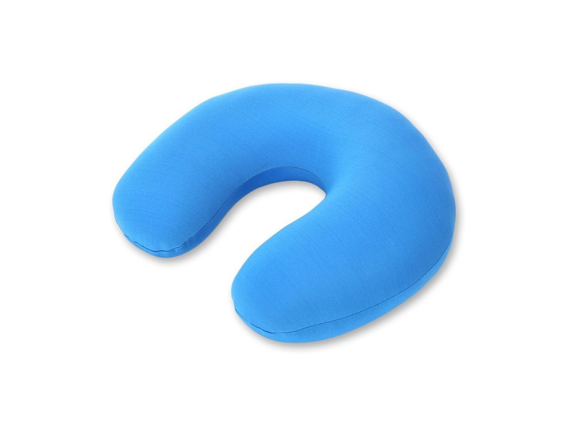 Lurelia Almofada De Viagem, Formato U, Em Espuma Viscoelástica, Apoio Cervical, Azul, 28 X 25 Cm