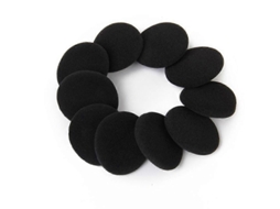 Conjunto de 10 Almofadas Esponja para Fones de Ouvido, para Substituição. GIECY