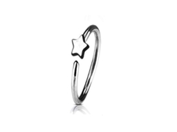 Brinco De Nariz Aço Inoxidável Decoração Piercing Corporal
