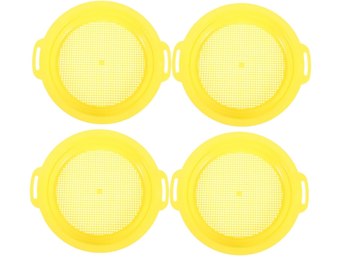 Conjunto De 4 Peneiras De Areia Para Prospecção De Ouro