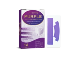 Fitas Clareadoras Dentes Roxo para Dentes Mais Brancos e Saudáveis LAXISCREED