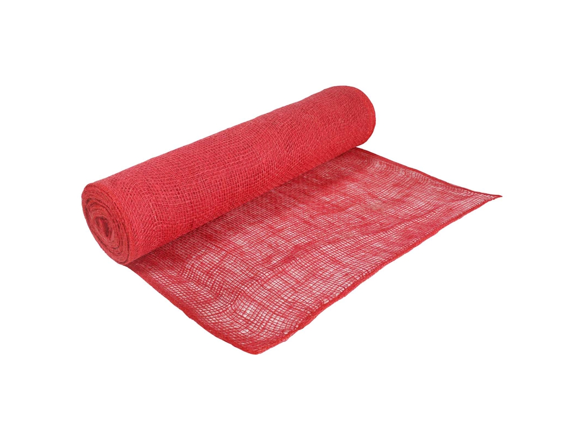 Vidaxl Rolo De Sisal 50 X 5000 Cm Vermelho