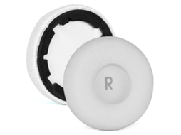 Almofadas Zruxe Para Auscultadores Jbl Tune 600/660 (on-ear, Espuma De Memória, Pele Ecológica, Branco)