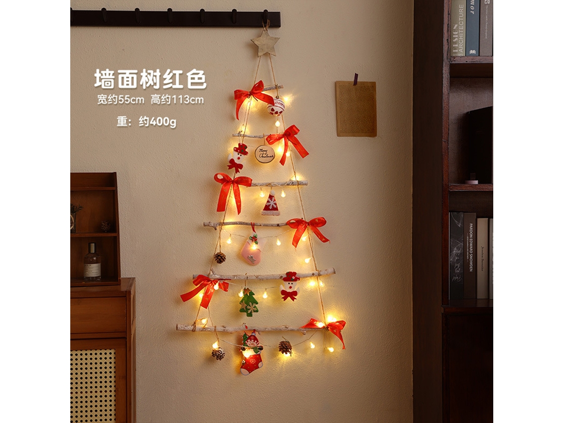 Decoração De Natal De Parede, Árvore De Natal Luminosa, Pingente De Decoração De Natal, Pingente De Pinha. Aquaforge