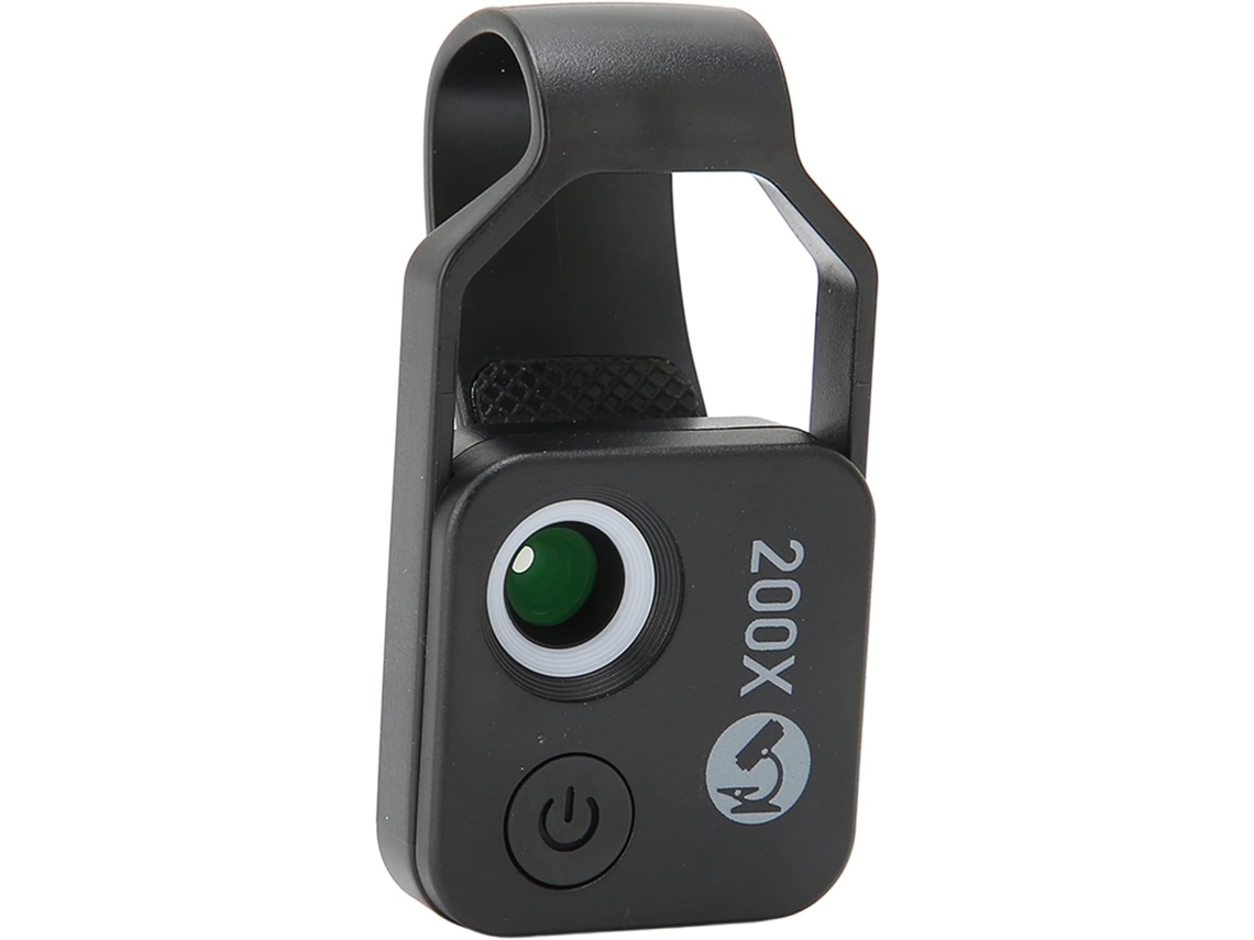 Microscópio De Bolso 200x Com Lente Cpl Aprimorada Para Microscopia Por