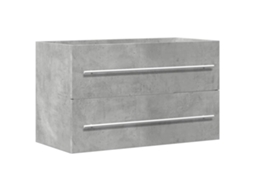 Armário de Lavatório Derivados de Madeira Cinza Concreto MAISON EXCLUSIVE