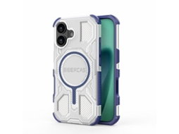 Capa Para Iphone 17 Bibercas Série Transparente, Magsafe, Airbag, Resistente A Impactos