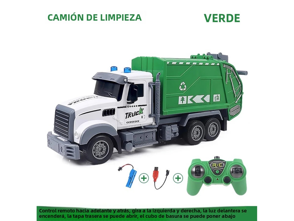 Caminhão Basculante De Brinquedo Com Controle Remoto (nariz Comprido), Luzes E Efeitos Sonoros, Escala 1:14 (pilhas Não Incluídas).