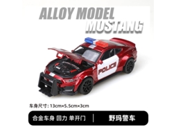 Modelo de Carro de Liga Metálica com Mecanismo de Fricção, Brinquedo para Meninos MDUG