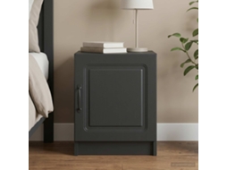 Vidaxl Armário De Cabeceira Preto 43 X 34,5 X 47 Cm