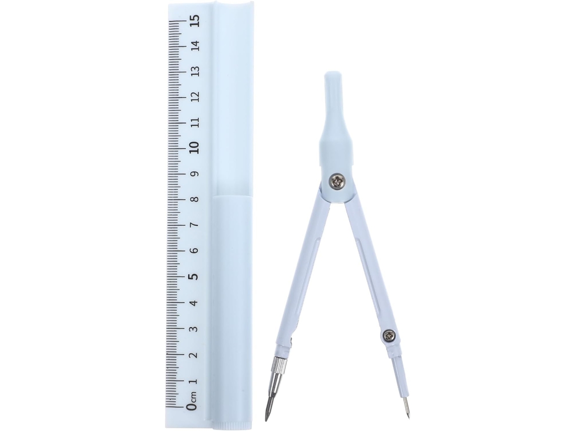 Kit de design multifuncional, recipiente portátil de plástico e metal para medições precisas em mesas de materiais.