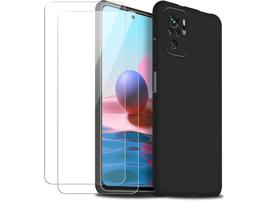 Película De Ecrã Para Xiaomi Redmi Note 10 4g, Preto Elysve