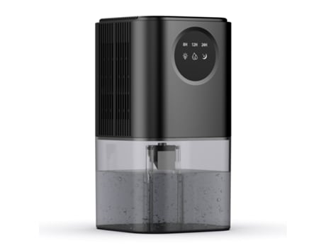 Desumidificador Para Quarto, Capacidade De 1700 Ml, Com Indicador Led E Funcionamento Ultra Silencioso, Modelo Preto