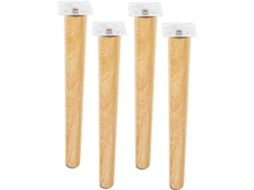 Tehaux Conjunto De 4 Pés Mesa Resistentes E Decorativos Para Substituição Em Cadeiras, Cômodas, Camas E Sofás Com