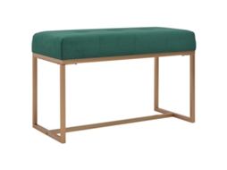 Vidaxl Banco 80 Cm Veludo Verde