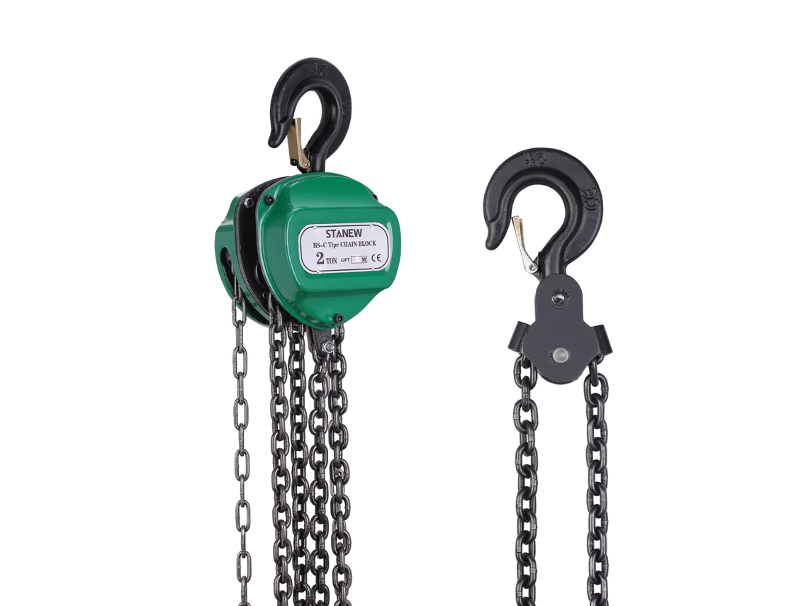 Talha De Corrente Manual Triangles, 1 Tonelada, Altura De Elevação 5 M, Verde