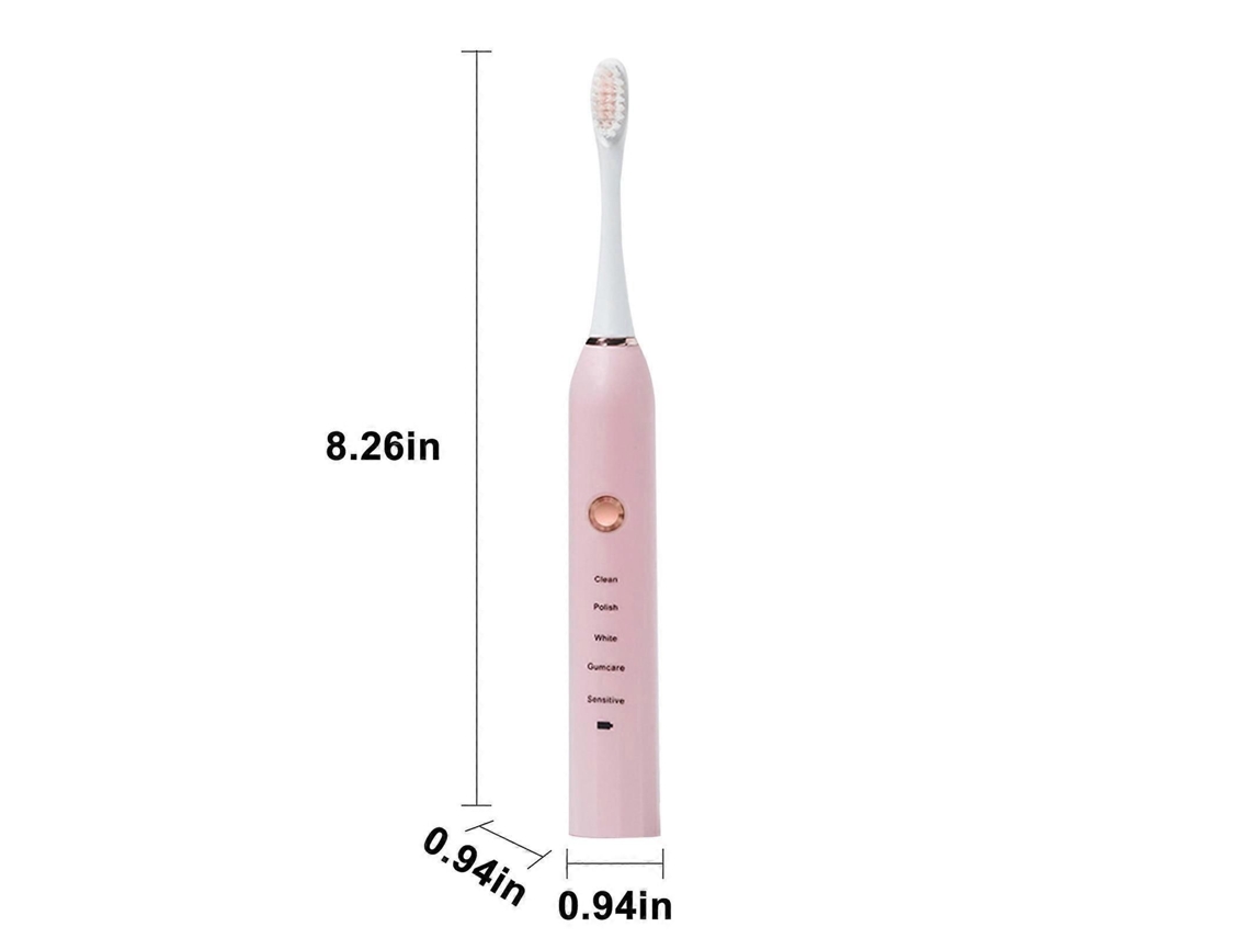 Escova De Dentes Elétrica Zkccnuk, Silenciosa, Portátil, Com Temporizador Inteligente, Classificação Ipx7 De Resistência À Água E Vibração.