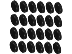 Homoyoyo Conjunto De 24-protetores Pés Para Móveis, Antiderrapantes, Em Plástico, Para Cadeiras E Móveis De Área Externa