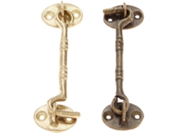 Feito de gancho e olhal em bronze antigo, latão resistente para