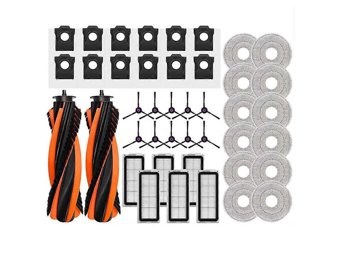Escova Lateral X70, Para Cecotec Conga X70 Peças Acessórios Main Pads