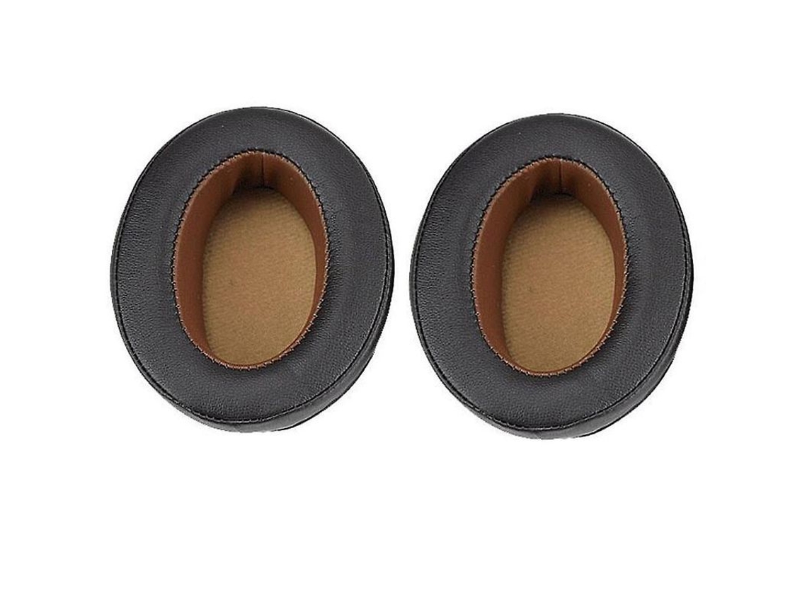 Yuru aurélas de Reposição Compatíveis com Fones de Ouvido Sennheiser Momentum 2.0 Over ear, Couro Proteico, Preto Marrom, 1 Par