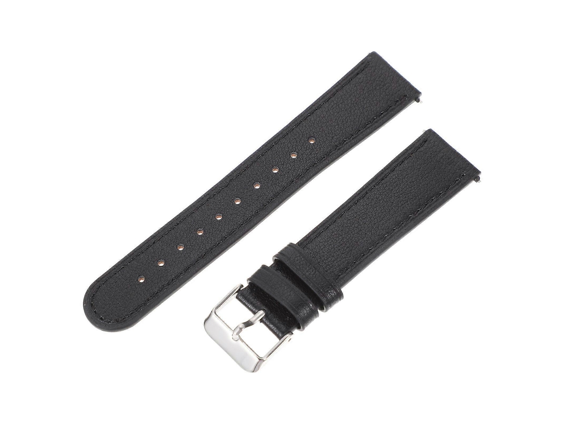 Pulseira De Substituição Para Relógio De Couro Preto Com Cauda Redonda Para Esportes Olysi Shop