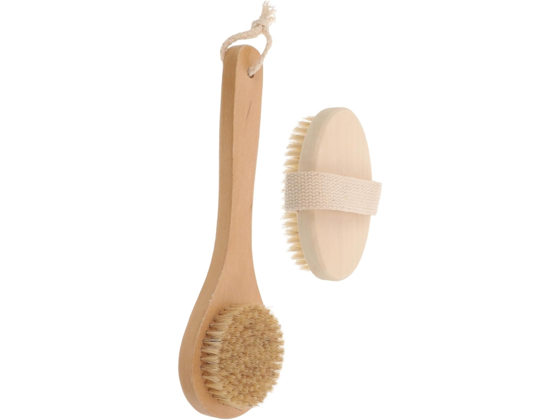 Escova De Banho Ergonômica Ganazono 2 Peças, Escova Esfoliante Corporal, Acessório Prático