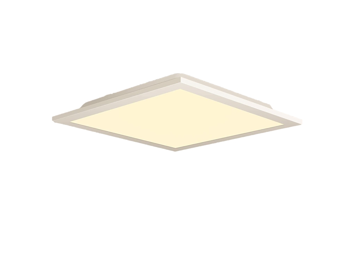 Lâmpada de Teto Led para Sala de Estar Painel Branco Plano 60 * 60 Cm 40 W Lâmpada de Teto Retangular 3000 K NETTLIFE