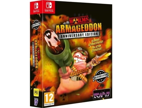Jogo De Vídeo Team17 Worms Armageddon Edição De Aniversário Edição Colecionador Nintendo Switch Estratégia Just For Games