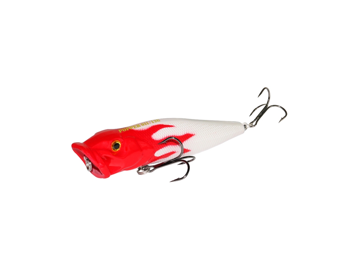 Isca Artificial Flutuante Neptune Harpoon MDUG, vermelho, 12,5g, 93mm, com anzol
