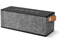 Coluna Bluetooth FRESH 'N REBEL Rockbox Brick Fabric (Preto - 2x6W - Autonomia: Até 20 horas)